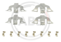 Accessory kit, disc brake pad 1993Q ABS