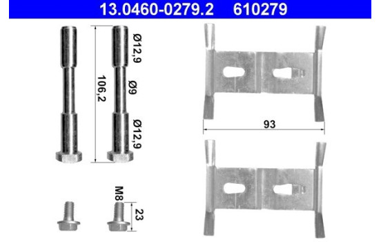 Accessory kit, disc brake pad