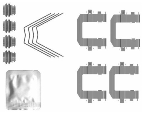 Accessory kit, disc brake pad