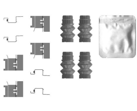 Accessory kit, disc brake pad