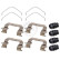 Accessory set, disc brake pad 0123Q ABS