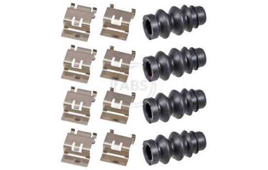 Accessory set, disc brake pad 0124Q ABS