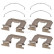 Accessory set, disc brake pad 0160Q ABS