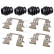 Accessory set, disc brake pad 1892Q ABS