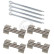 Accessory set, disc brake pad 1909Q ABS