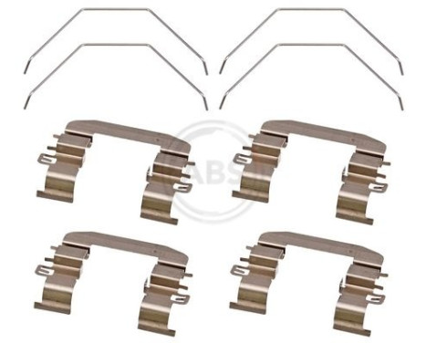 Accessory set, disc brake pad 1916Q ABS