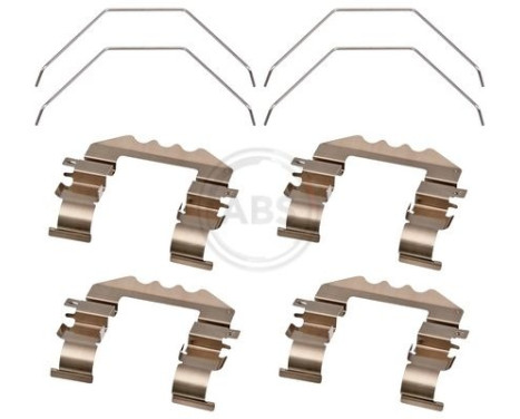 Accessory set, disc brake pad 1918Q ABS
