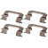 Accessory set, disc brake pad 1923Q ABS
