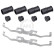 Accessory set, disc brake pad 1944Q ABS