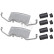 Accessory set, disc brake pad 1951Q ABS