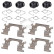 Accessory set, disc brake pad 1953Q ABS