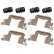 Accessory set, disc brake pad 1962Q ABS