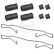 Accessory set, disc brake pad 1975Q ABS