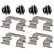 Accessory set, disc brake pad 1980Q ABS