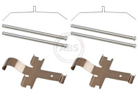 Accessory set, disc brake pad 1981Q ABS