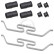Accessory set, disc brake pad 1986Q ABS