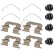Accessory set, disc brake pad 1995Q ABS