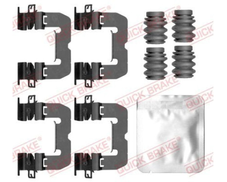 Accessory set, disc brake pad