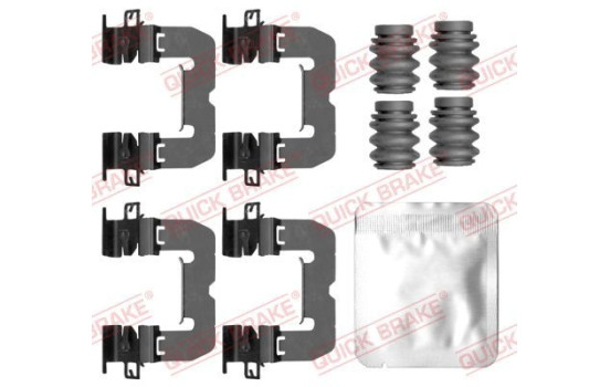 Accessory set, disc brake pad