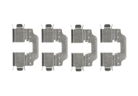 Accessory set, disc brake pad