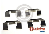 Accessory set, disc brake pad