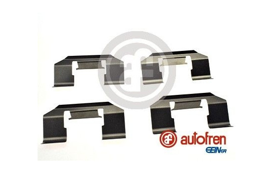Accessory set, disc brake pad