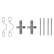 Accessory set, disc brake pad