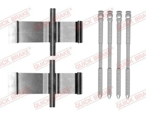 Accessory set, disc brake pad