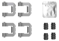 Accessory set, disc brake pad