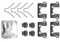 Accessory set, disc brake pad