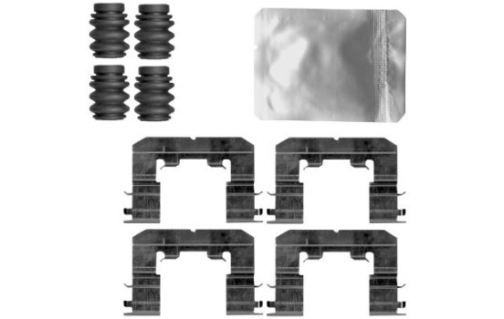 Accessory set, disc brake pad