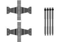 Accessory set, disc brake pad