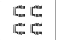 Accessory set, disc brake pad