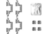 Accessory set, disc brake pad