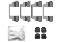 Accessory set, disc brake pad