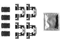Accessory set, disc brake pad