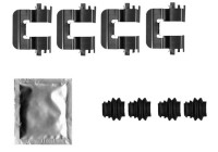 Accessory set, disc brake pad