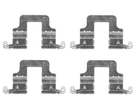 Accessory set, disc brake pad