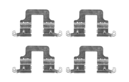 Accessory set, disc brake pad