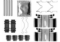 Accessory set, disc brake pad