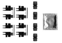 Accessory set, disc brake pad