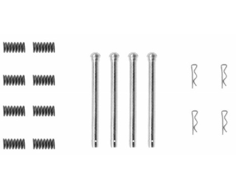 Accessory set, disc brake pad