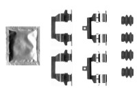 Accessory set, disc brake pad