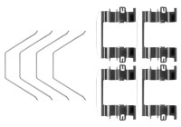 Accessory set, disc brake pad