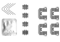 Accessory set, disc brake pad
