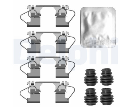 Accessory set, disc brake pad