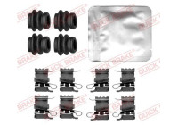 Accessory set, disc brake pad