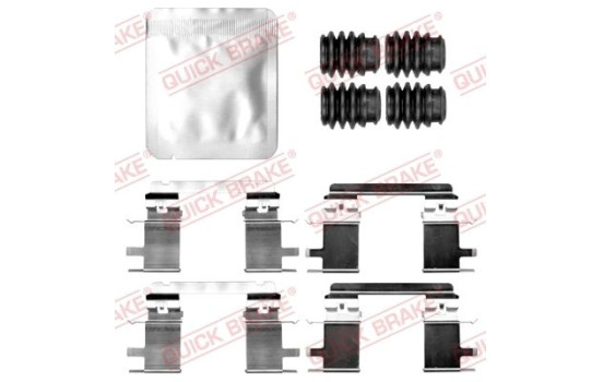 Accessory set, disc brake pad