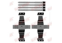 Accessory set, disc brake pad