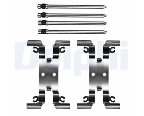 Accessory set, disc brake pad